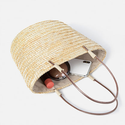 Summer Women Durable Weave Straw Beach Bag