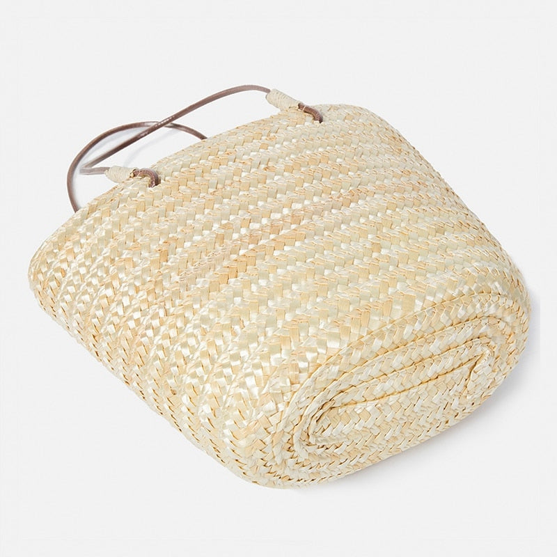 Summer Women Durable Weave Straw Beach Bag