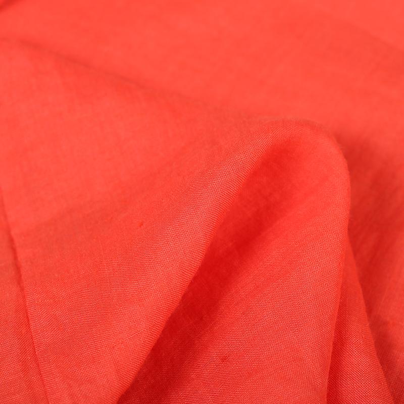 Summer Casual Orangered Thin Wide Leg Pants