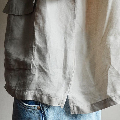 Summer Cotton Pockets Regular Short Sleeve T-shirt
