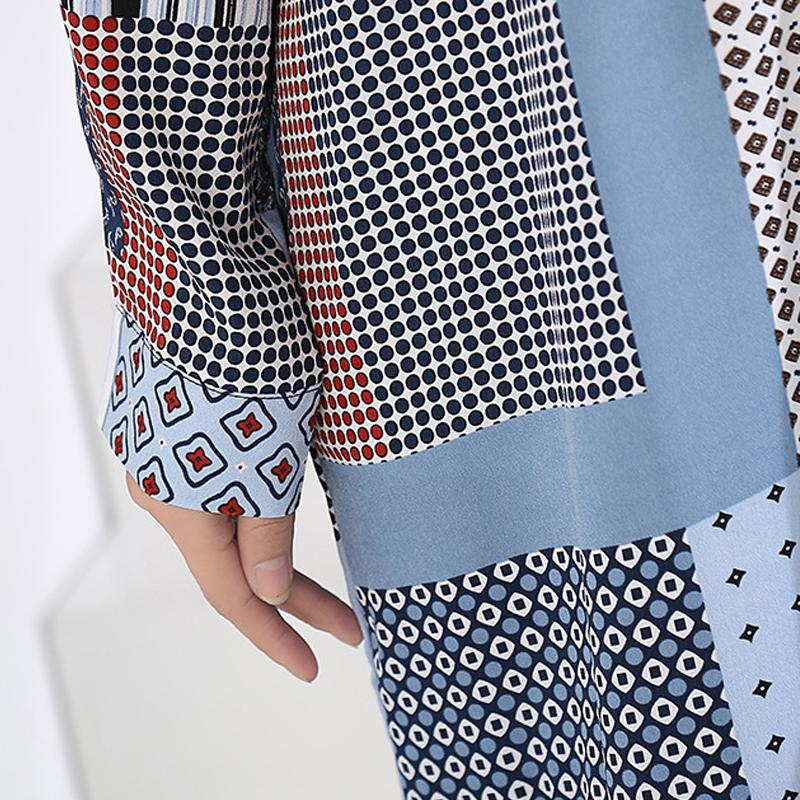 Summer Fashion Loose Printed Shirt Dress