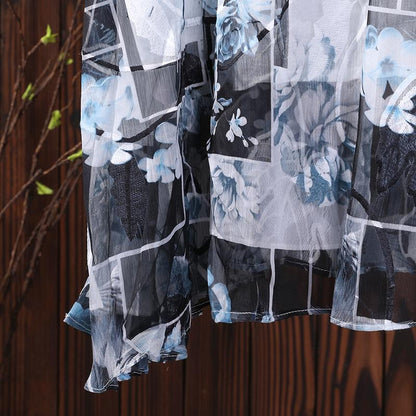 Summer Floral Printing Casual Sleeveless Loose Dress