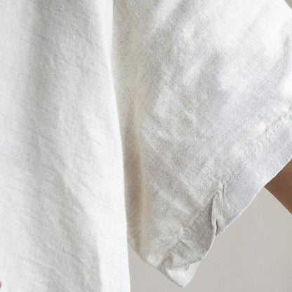 Summer Loose Embroidered Fishes Midi Dress