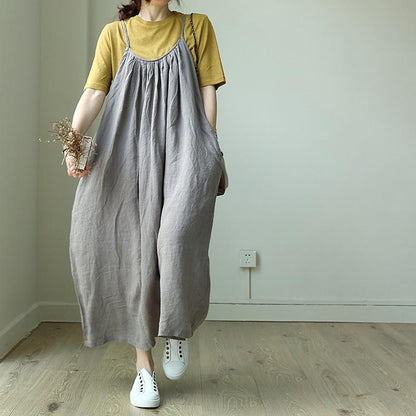 Summer Nice And Cool Solid Color Slip Dress