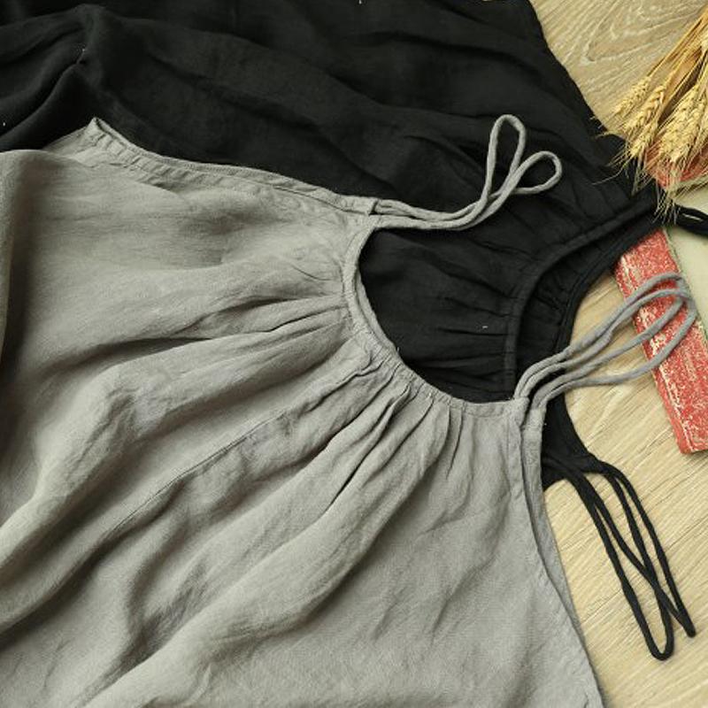 Summer Nice And Cool Solid Color Slip Dress