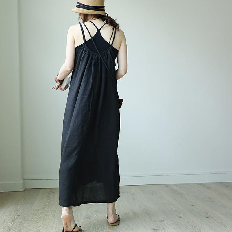 Summer Nice And Cool Solid Color Slip Dress