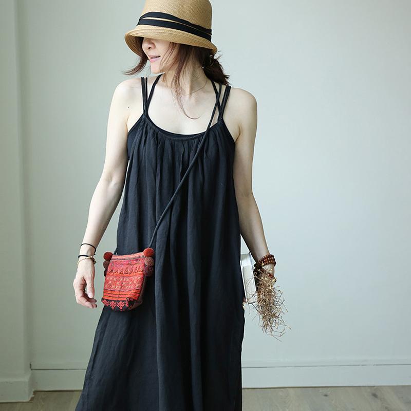 Summer Nice And Cool Solid Color Slip Dress