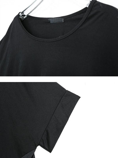 Summer Patchwork Batwing Sleeve Casual Blouse