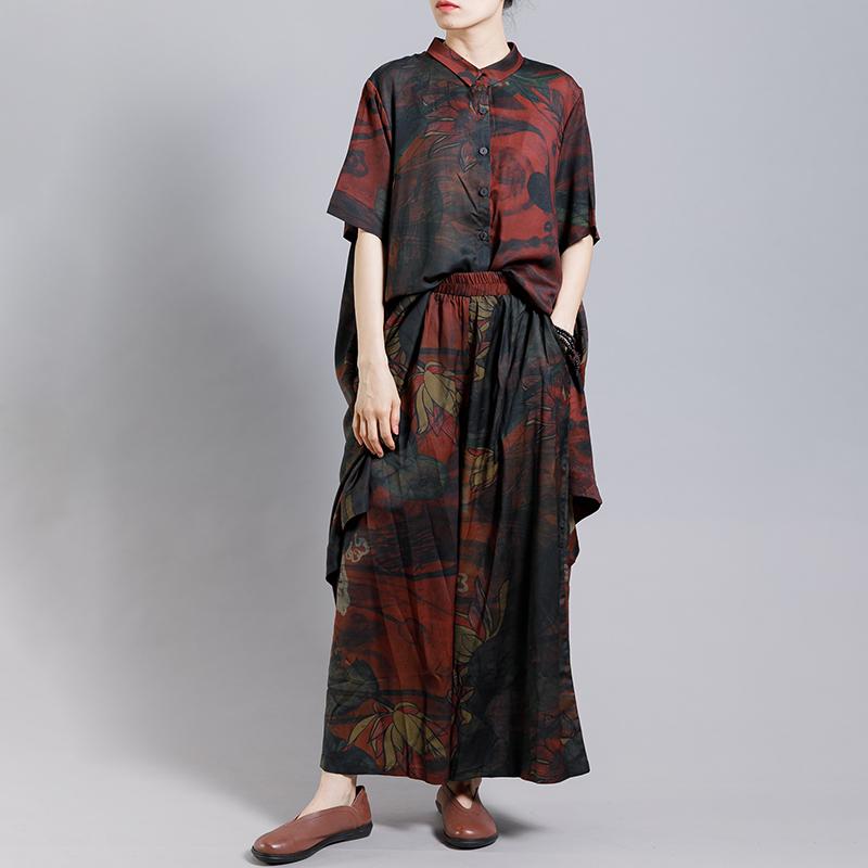 Summer Printed Casual Comfortable Two Piece Set