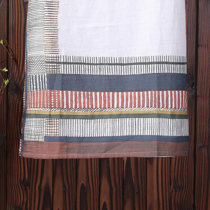 Summer Printing Loose Short Sleeve Women Dress