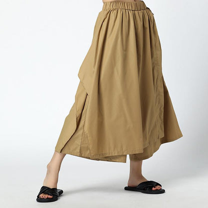 Summer Solid Cotton Ankle-Length Pants