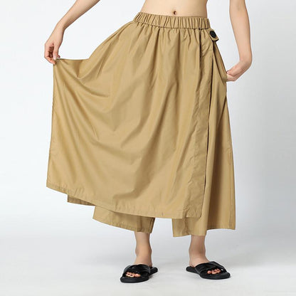 Summer Solid Cotton Ankle-Length Pants