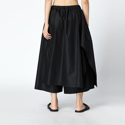 Summer Solid Cotton Ankle-Length Pants