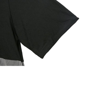 Summer Striped Pullover Short Sleeve Dresses