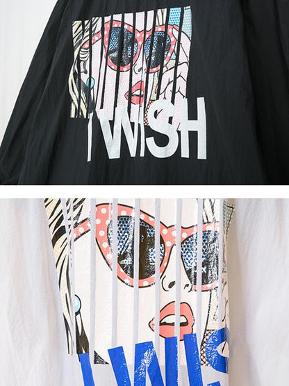 Summer Zipper Nylon Sunscreen Casual Coat