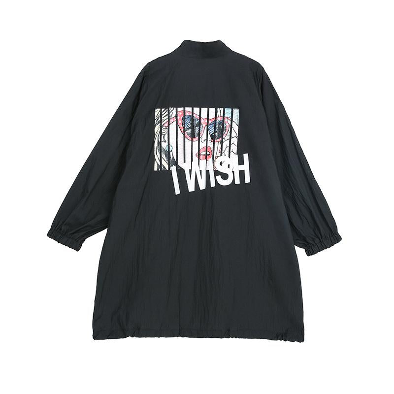 Summer Zipper Nylon Sunscreen Casual Coat