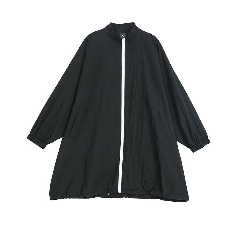 Summer Zipper Nylon Sunscreen Casual Coat