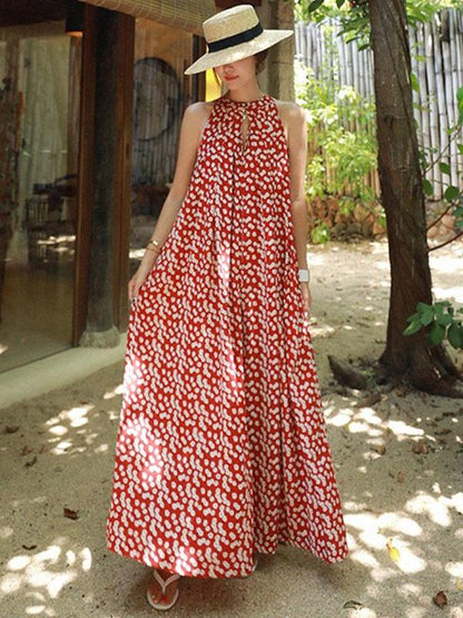 LOOSE SOFT SLEEVELESS JUMPSUIT