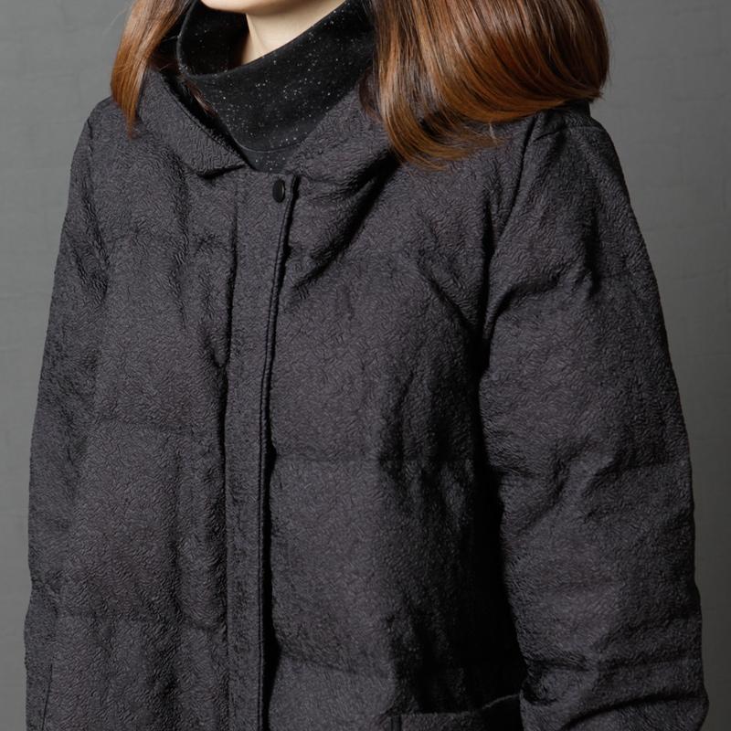 Women Autumn Winter Hooded Quilted Chinese Frogs Long Coat