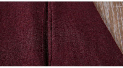 Autumn Large Size Women's Long Sleeve Wool Dress