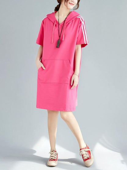 Casual With Pocket Hoodies&Dress