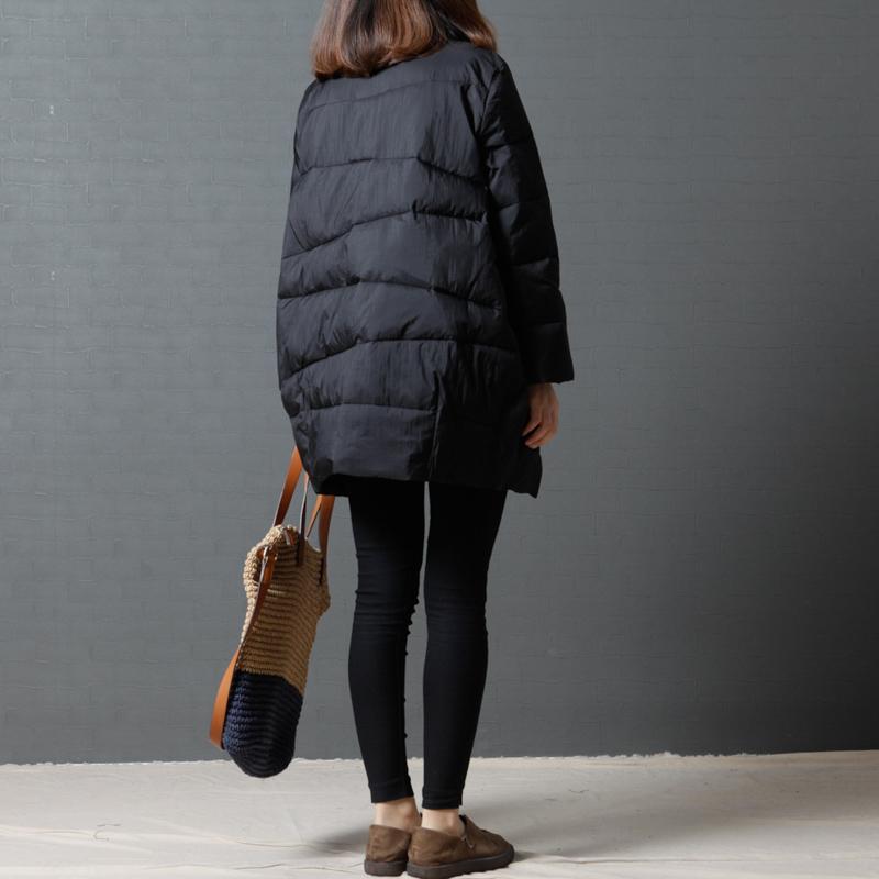 Irregular Casual Women Loose Winter Coat Long Sleeves