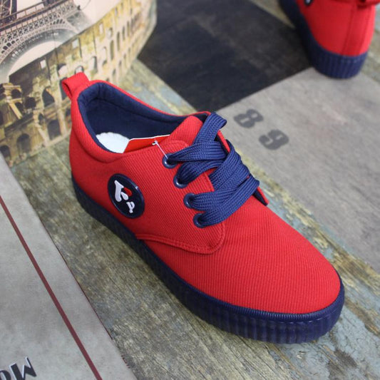 HIGH-TOP CANVAS CASUAL SNEAKER SHOES