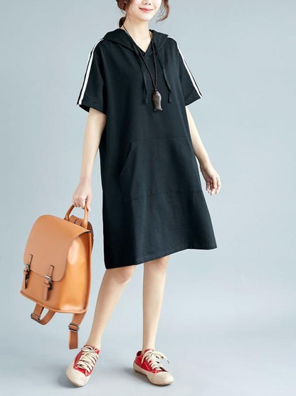 Casual With Pocket Hoodies&Dress