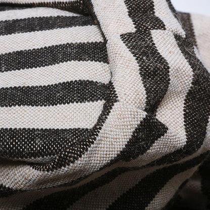 Thick Stripes Casual Canvas Female Handbag