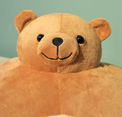 Tiny Head Teddy Bear Pillow Stuffed Small Head Big Muscle Body Raccoon Frog Elephant Boyfriend Hug Pillow Chair Cushion Birthday