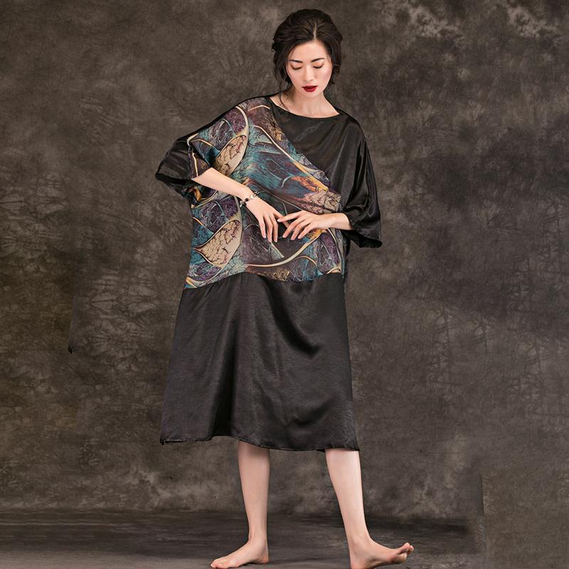 Travel Printed Loose Comfortable Vintage Dress