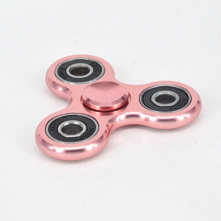 Triangular Aluminum Alloy Fingertip Gyroscope/ Delicate High Speed Low Noise All Metal Fingertip Gyroscope/ Children's Toy