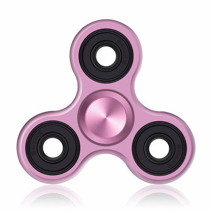 Triangular Aluminum Alloy Fingertip Gyroscope/ Delicate High Speed Low Noise All Metal Fingertip Gyroscope/ Children's Toy