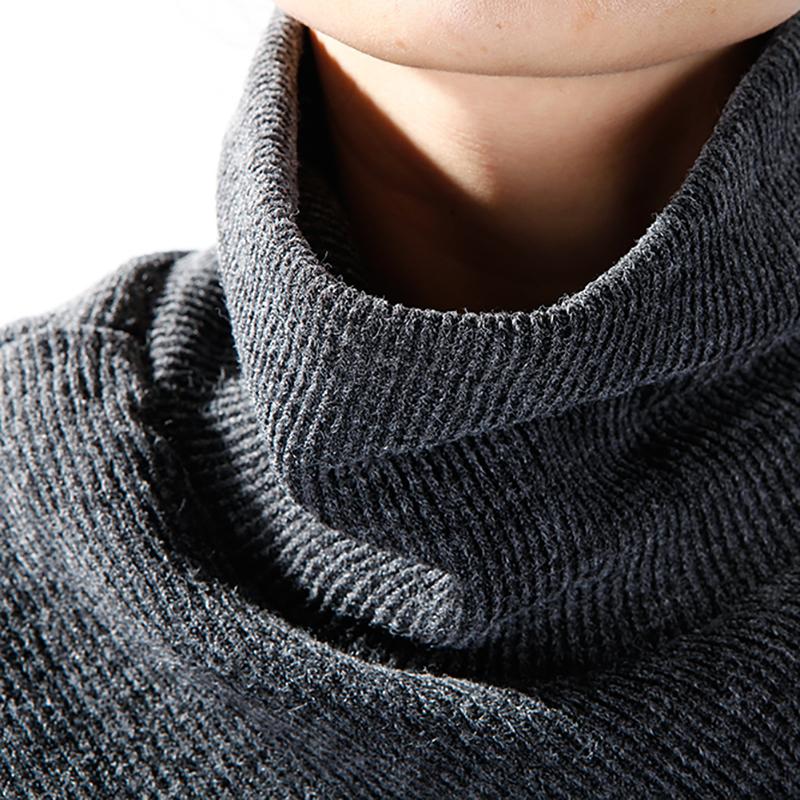 Turtleneck Batwing Sleeve Knitting Loose Sweater