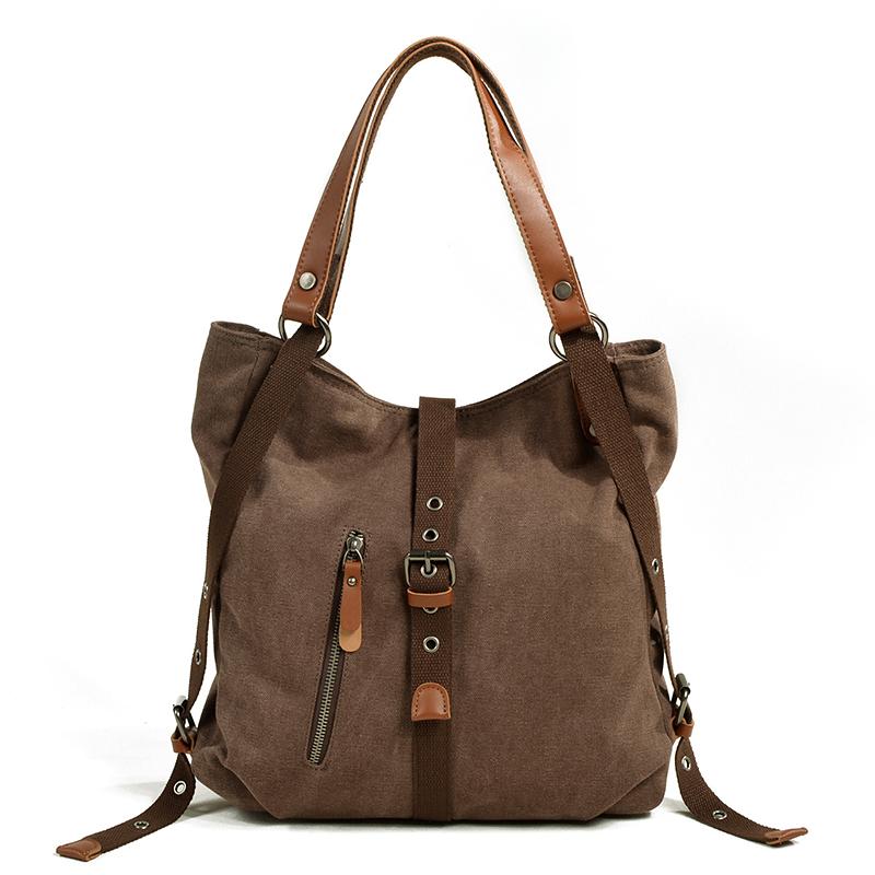 Versatile Canvas Casual Shoulder Bag