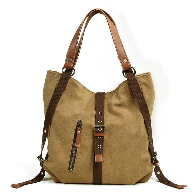 Versatile Canvas Casual Shoulder Bag