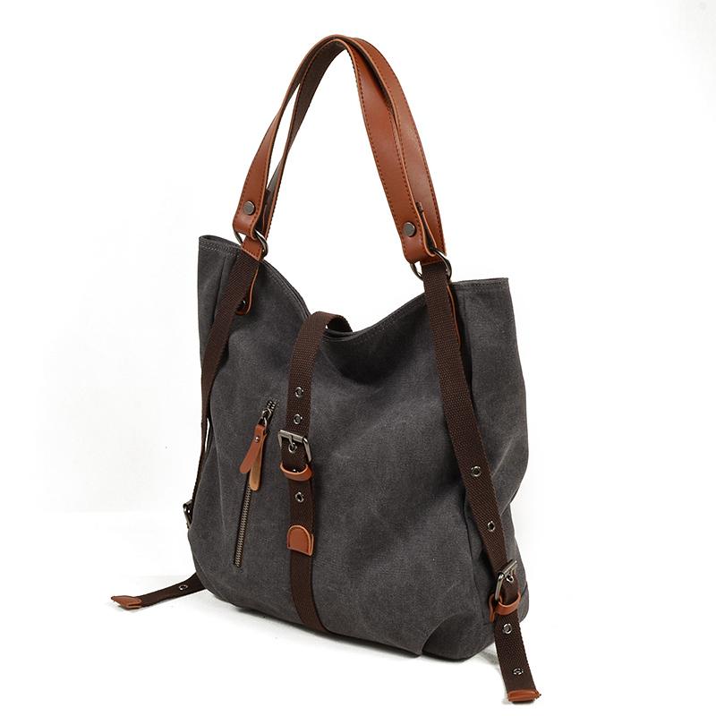 Versatile Canvas Casual Shoulder Bag
