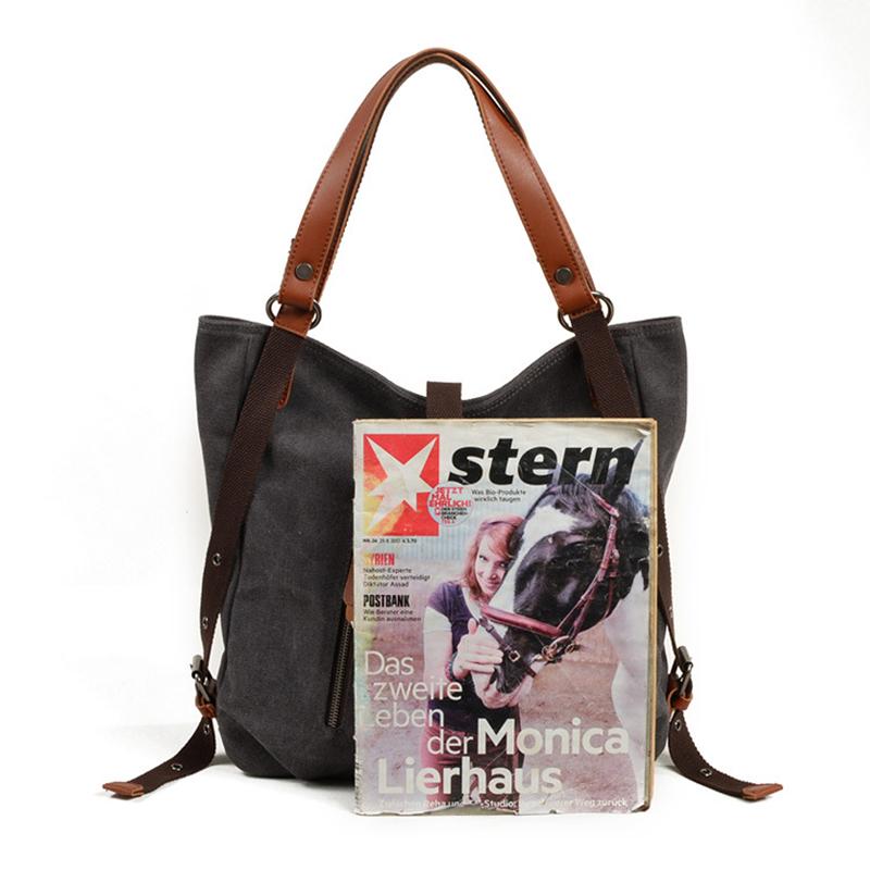 Versatile Canvas Casual Shoulder Bag