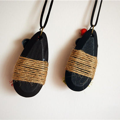 Vintage Ethnic Tassel Necklace Sweater Pendants