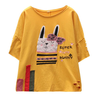 Vintage Hole Embroidery Patch Designs Blouse