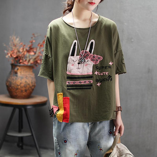 Vintage Hole Embroidery Patch Designs Blouse