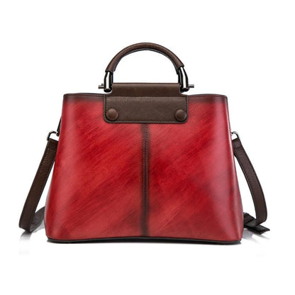 Vintage Leather Hand Made Handbag Crossbody Bag