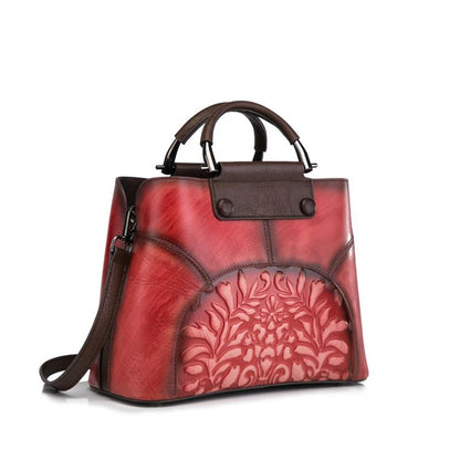 Vintage Leather Hand Made Handbag Crossbody Bag