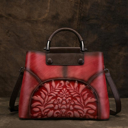 Vintage Leather Hand Made Handbag Crossbody Bag
