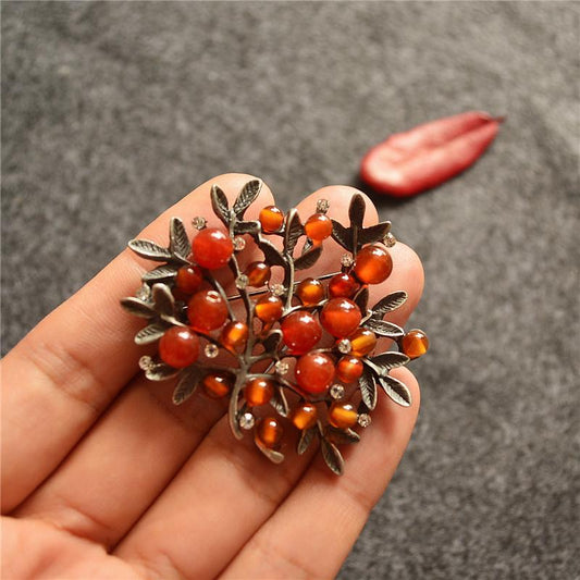 Vintage Pattern Tree Alloy Long Necklace