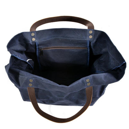 Waterproof Simple Rayon Shoulder Canvas Handbag