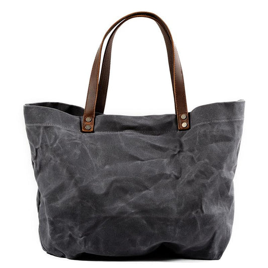 Waterproof Simple Rayon Shoulder Canvas Handbag