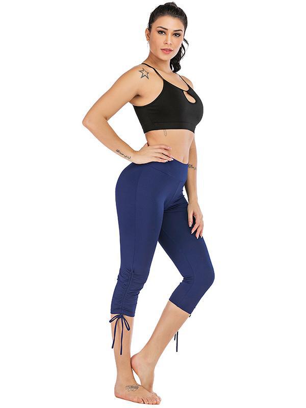 Plus Size Drawstring Leggings
