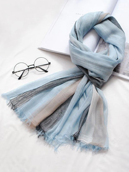 Gradient Sun Protection Shawl Scarf