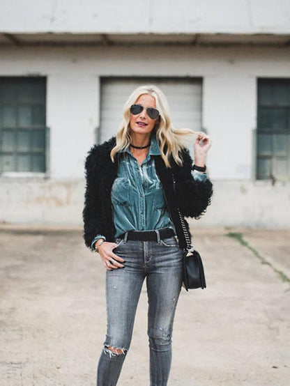 Fashion Long Sleeves Blouse Shirt Tops